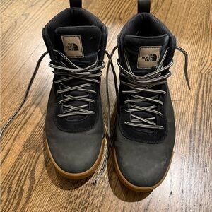 The North Face Men's Black and Brown Boots